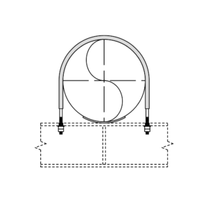FRP Pipe Saddle, U-Bolts
