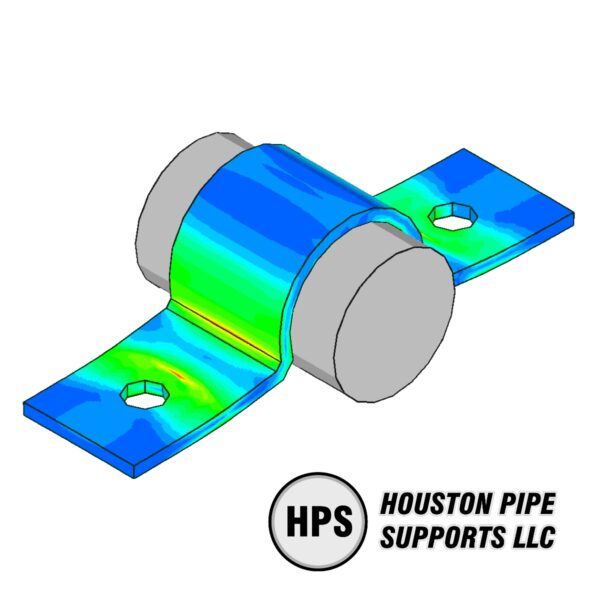 FEA small pipe clamp