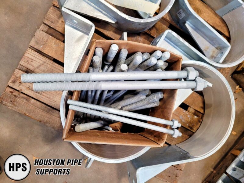 anchor bolts for pipe supports